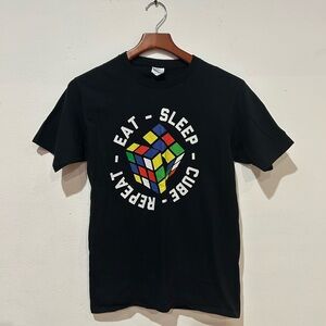 Port and Company Short Sleeve Tees in Black and Red